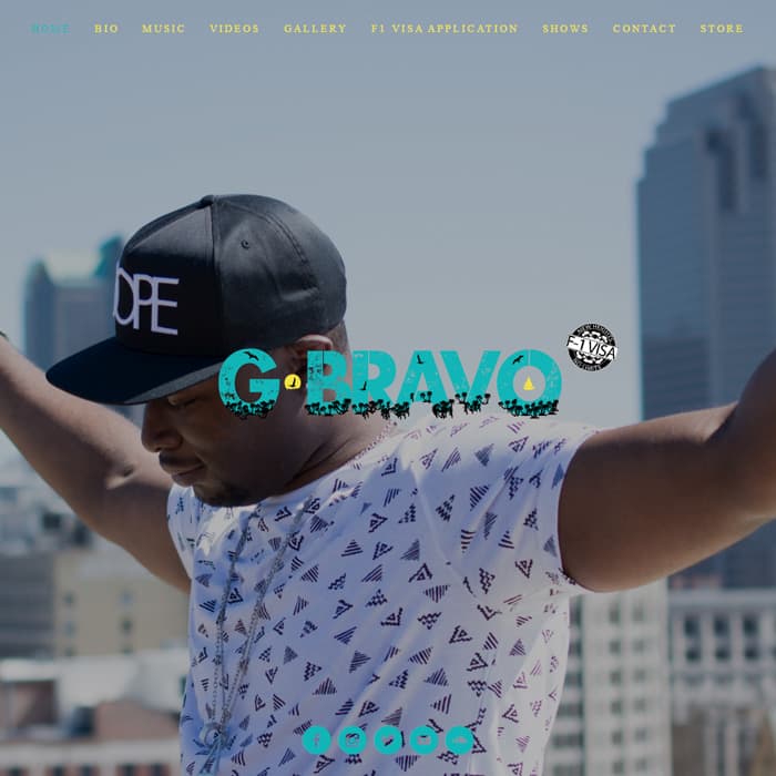 G. Bravo Music Website