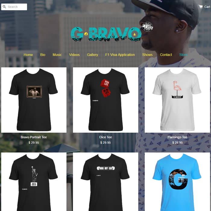 G. Bravo Merchandise Store